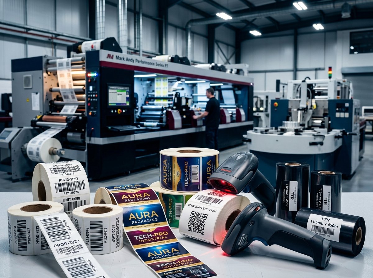 Barcode Labels & Thermal Ribbons Manufacturing Plant - Advantech Solutions